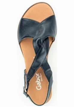 Gabor Comfort Sandalen Met Sleehak - Ocean Korkts Honi -Gabor 218dc376915b46d7941538531804d4d9