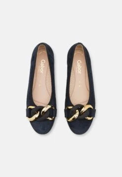 Gabor Comfort Ballerina'S - Dark Blue/Uni Gold -Gabor 24ee951df77e40f6bd624f737790b9bb
