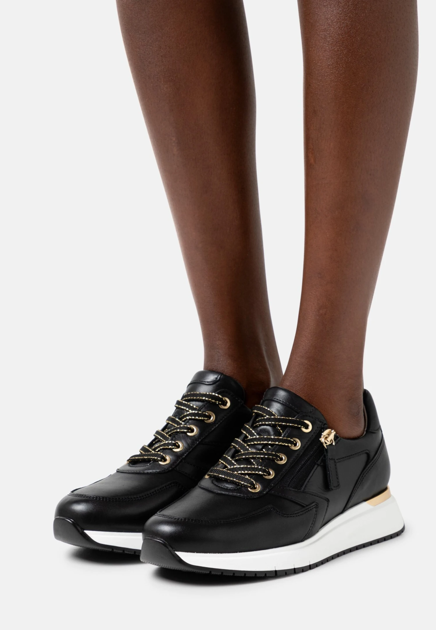 Gabor Comfort Sneakers Laag - Schwarz/Gold 3 Gabor Comfort Sneakers Laag - Schwarz/Gold