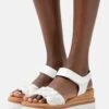 Gabor Comfort Sandalen Met Plateauzool - Bianco/Light Mint/Crem -Gabor 3e073d070fd3480591c6ffd955b40445