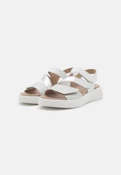 Gabor Comfort Sandalen Met Plateauzool - Silber/Weiss -Gabor 52fee8c341674254bb980a0e8a9b7ec6
