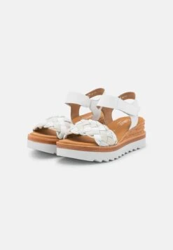 Gabor Comfort Sandalen Met Plateauzool - Bianco/Light Mint/Crem -Gabor 5f62eb27ea814cfb8ace4f153077ce81
