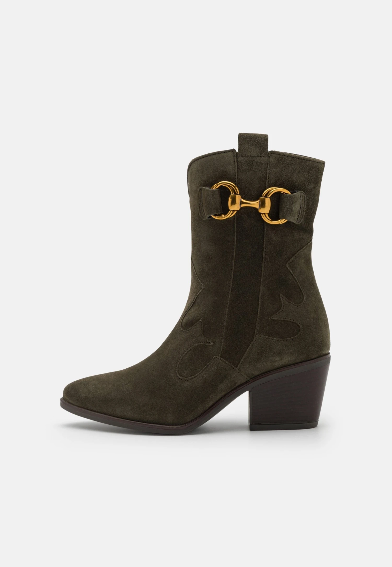 Gabor Comfort Cowboy-/Bikerlaarsjes - Bosco/Dark Gold 4 Gabor Comfort Cowboy-/Bikerlaarsjes - Bosco/Dark Gold - Afbeelding 2