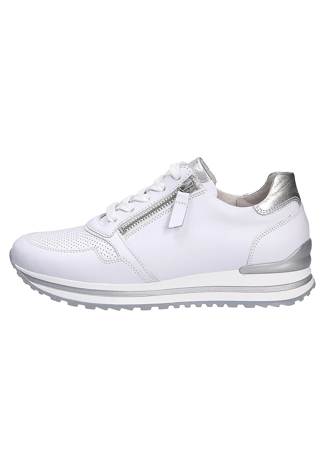 Gabor Comfort 26-528 - Sneakers Laag - Weiss/Silber Perf 3 Gabor Comfort 26-528 - Sneakers Laag - Weiss/Silber Perf