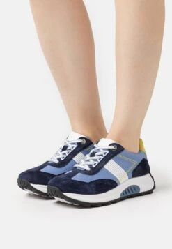 Gabor Comfort Sneakers Laag - Marine/Azur/White/Yellow