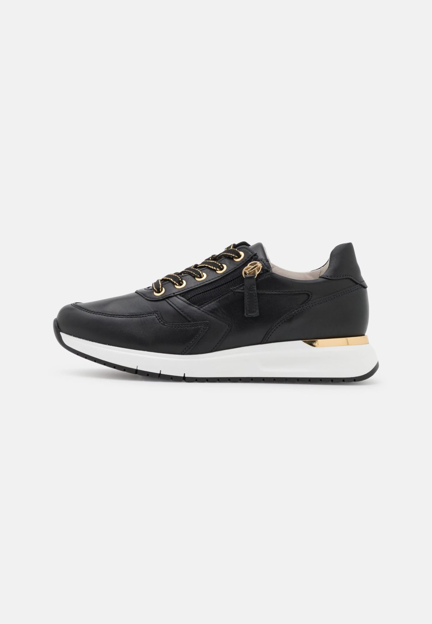 Gabor Comfort Sneakers Laag - Schwarz/Gold 4 Gabor Comfort Sneakers Laag - Schwarz/Gold - Afbeelding 2