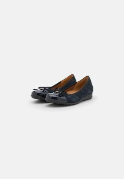 Gabor Comfort Ballerina'S - Dark Blue/Gold 10 Gabor Comfort Ballerina'S - Dark Blue/Gold -Gabor b4eef6dcbaae4cc5bfb57086b4dfe52b