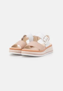 Gabor Comfort Sandalen Met Plateauzool - Rose/Weiß -Gabor b6c02075d54a4519b83694bcbec52914