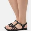Gabor Comfort Sandalen - Schwarz/Gold 1 Gabor Comfort Sandalen - Schwarz/Gold -Gabor bc88a6feae9b46018063ed17e129b201