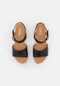 Gabor Comfort Clogs - Schwarz/Gold -Gabor e66d835019794bfb8eb1c40e7b0b1caf