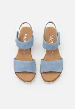 Gabor Comfort Sandalen Met Sleehak - Lagune -Gabor f0d25bab9188474098a91316b6e2edb7