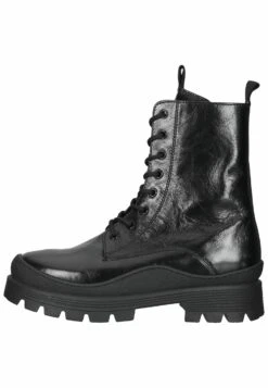 Gabor Comfort Enkellaarsjes Met Plateauzool - Schw